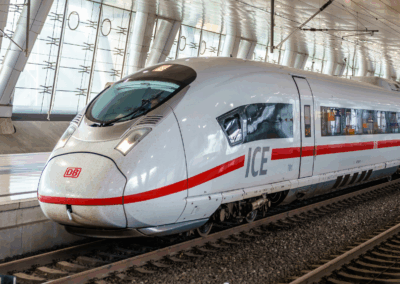 Nichtstun auf Geschäftsreisen im ICE